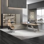 OEM ODM Large Wooden Manager Executive Desk For Luxury Modern Office Furniture