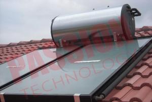 Wholesale White Steel Compact Pressure Flat Panel Solar Hot Water Systems With Solar Collector from china suppliers
