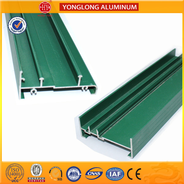 Color Diversity Powder Coated Aluminium Extrusions Surface Smooth