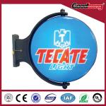 New Promotion Acrylic Round Rotating Advertising Silk- screen Light Box