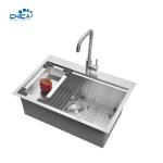 SUS304 Stainless Steel Kitchen Sinks Handmade House Kitchen Sinks Single Bowl