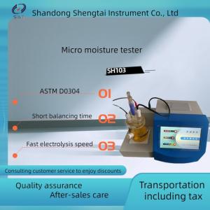 Wholesale ASTM D1533 Automotive Ethanol Gasoline Micro Moisture Tester SH103 from china suppliers