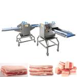 Large In-Feed Commercial Pork Belly Meat Cube Cutting Machine For Meat Processor