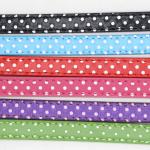 Fashion Dog Collars And Leashes Leather PU Material Customized Color 22g - 48g