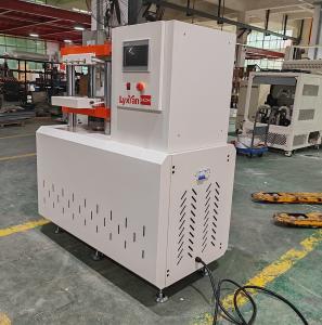 Wholesale Electric Flat Vulcanizing Rubber Testing Machine 200kg/Sq.Cm Digital Display from china suppliers