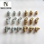 Casting M6 M8 M10 Lubricating Fitting Grease Gun Nozzle 90 Degree Nipple Grease