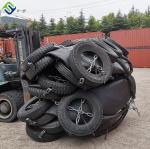 Florescence Marine Pneumatic Rubber Fender D3.3L6.5m For Ship Berthing