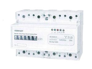 Wholesale Light Weight Din Rail Power Meter , 3 Phase KWH Meter Register Display Measurement Meter from china suppliers