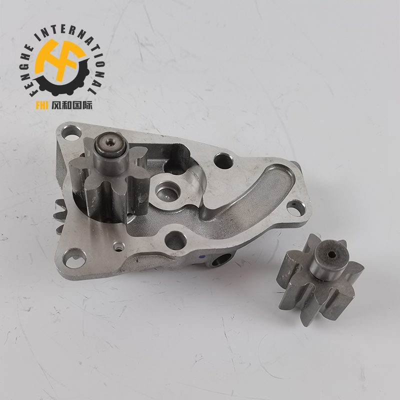 6D95 PC200-5 Excavator Engine Oil Pump With 21 Tooth 6209-51-1201