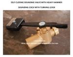 SOUNDING SELF CLOSING VALVE THREADED ENDS DN50 CB/T3778 MATERIAL-BRONZE WITH
