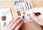 Rub On Transfer Tattoo Stickers with Eco-friendly Custom Paper Stickers Washable