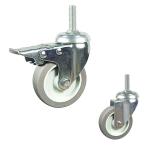 132lbs Light Duty Caster Wheels , TPR 5 Inch Swivel Caster Wheels