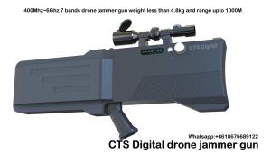 Wholesale 7 Bands Drone Jammer 400mhz ~6ghz Anti Drone System 1000m Jamming Range from china suppliers