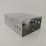 Adjustable Height Silver Trough Cable Tray For Medium Duty Cable Organization