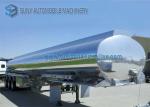 3 Axle 42000L Lightweight Aluminum Alloy Semi Tanker Trailers