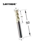 HRC63 Tungsten Carbide Milling Cutter 4 2 Flute End Mill Cnc Square Milling