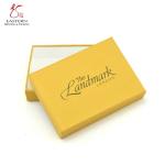 Yellow Luxury 950gsm Decorative Cardboard Gift Boxes With Lid