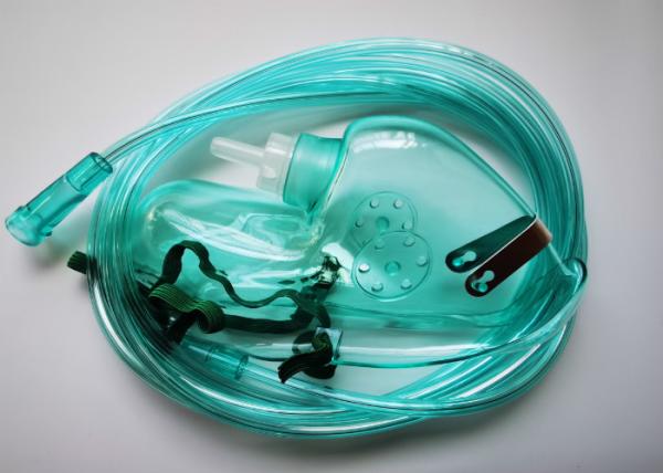 Medium 2m Tube Respirator Face Mask Pediatric PVC Transparent Oxygen Mask