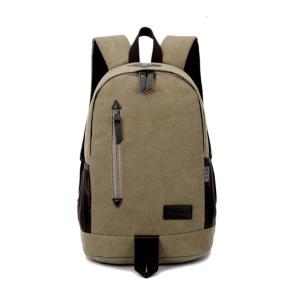 Wholesale Outdoor canvas backpack unisex travel backpack bag with laptop compartment for high school students from china suppliers