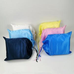 Wholesale 98%polyester +2%Conductive ESD Antistatic Polyester Drawstring Anti Static Cleanroom Bag from china suppliers