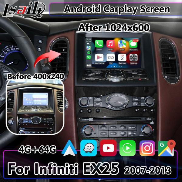 Lsailt Android Screen Car Multimedia Display For 2007-2013 Infiniti EX25 EX35
