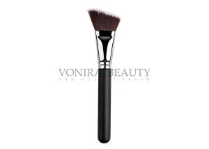 Wholesale Durable Black Color Private Lable Makeup Brushes , Angled Buffing Sculpting Brush from china suppliers
