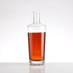 500ml 700ml 750ml White Frosted Vodka Glass Bottle for Pubs Made of Super Flint