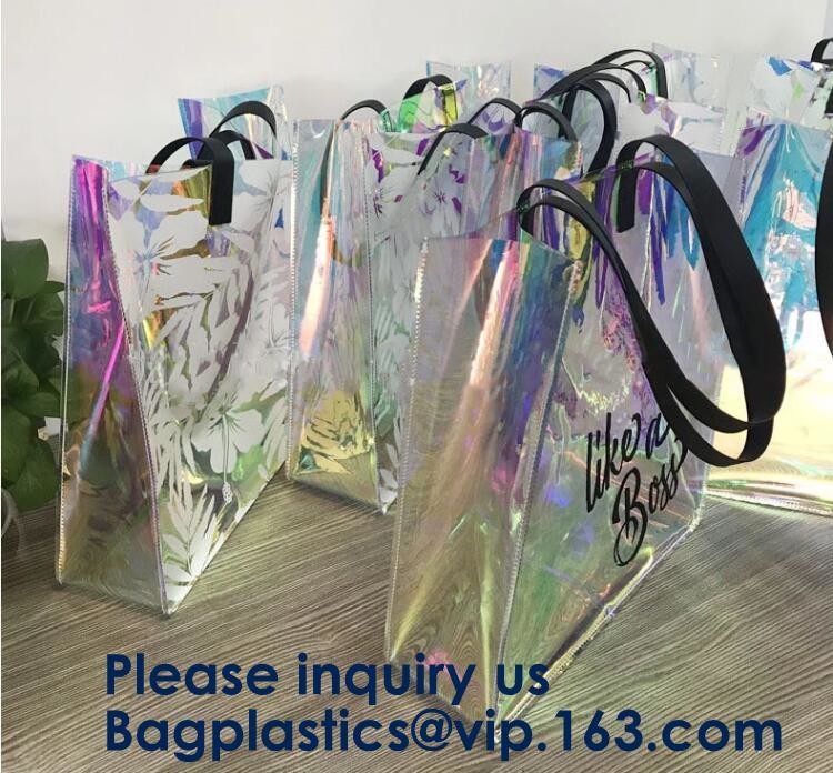 Biodegradable Promotional BAGEASE Three-Layer Hand Bag PVC Tote Waterproof Craft Paper Bag Leather Handle Tote Bag