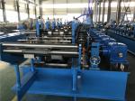 Gcr15 Roller Material Top Hat Roll Forming Machine with 40Cr Shaft / Protect