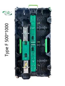 China Type F 2.6mm Stage Rental LED Display Panel Curve Cabinet 500x1000mm on sale