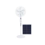 Rechargeable 25W Solar Powered Outdoor Fan 18650 Lithium Battery 3 Wind Gears