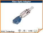 FC to LC Male to Female Hybrid Fiber Adapter Connected For Optical Fiber Cables