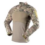 Outdoor Knitted Green Long Sleeve Sports Uniform with Anti-Static and Seamless