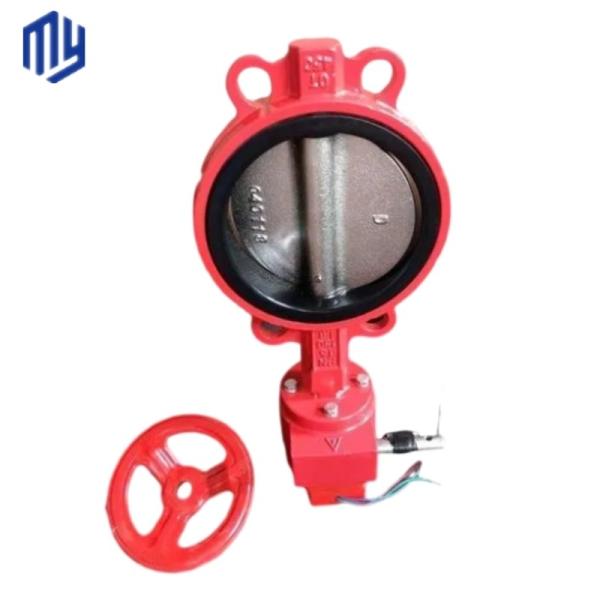 Low Temperature Applications Wafer Center Butterfly Valve with Diaphragm