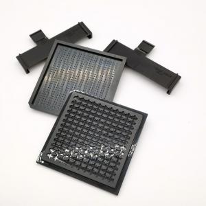 China Custom Optoelectronic Chip Waffle Pack Tray Cover Clip PC PP Material on sale