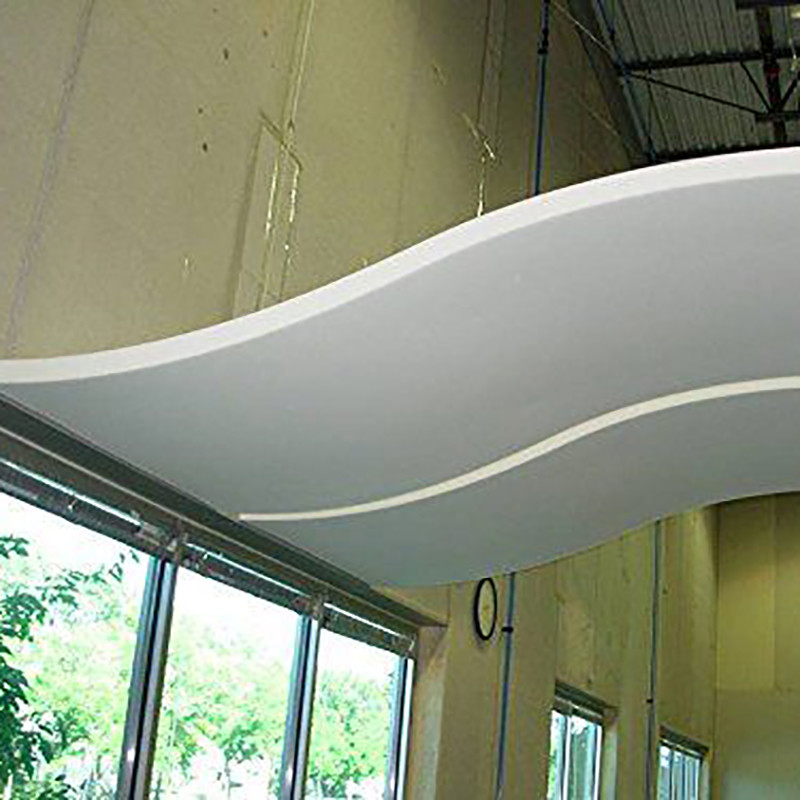 Curved Aluminum Metal Ceiling 19mm Height PVDF coating