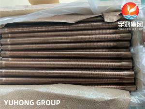 Wholesale ASTM B111 C70600 O61 L Low Fin Tube Heat Exchanger Condenser Evaporator Oil Gas from china suppliers