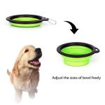 Slow Feed Collapsible Dog Water Bowl , Interactive Durable Travel Dog Bowl