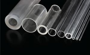 Wholesale Optical Polished Sapphire Glass Tube Cylinder Lens Tube / Rod High Temperature from china suppliers