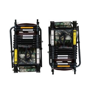 Wholesale 2600mm Aluminum Hunting Tree Stand Folding Ladders 8 Steps from china suppliers