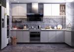 Custom Design Black Solid Wood Shaker Door Cabinet Kitchen Furnitures