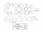 Stainless Steel Weight Transducer 6kg 12kg 15kg 30kg 60kg Dynamic Load Cell