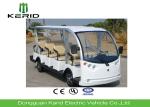 11 Seater Electric Sightseeing Bus With DC Motor Powered For Campus , Villages