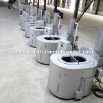 Gas Fired Graphite Crucible 300 to 1000 kg Industrial Aluminum Melting Furnace