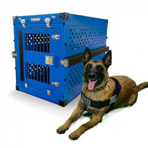 China Alu K9 Aluminum Collapsible Dog Travel Crate XL Large for German Shepherd on sale
