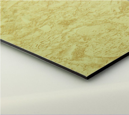 Strict Quality Control Marble Gtain Aluminium Panel ACM/ACP 1250*2500mm, High Gloss, Fireproof for Subway Decoration Top Quality