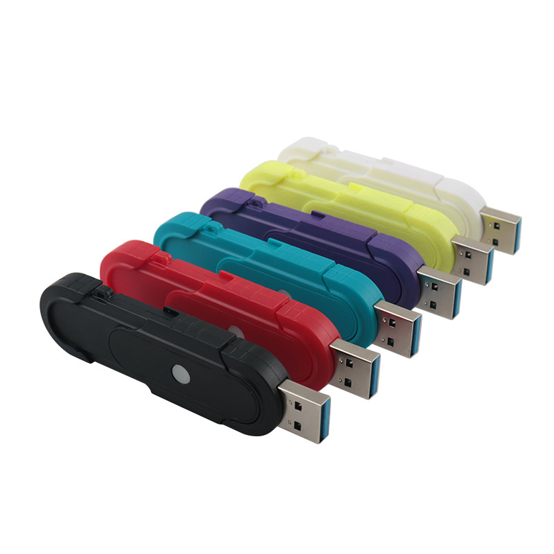 13g Dual Interface USB 3.0 Type C OTG Flash Drive in White/Black/Green/Purple/Yellow/Red