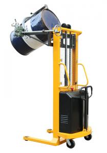 China 1.6m Lifting Height Gripper Type Electric Drum Lift ( Manual Rotating ) with 500Kg Load on sale