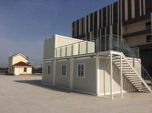 Wholesale Prefab Flat Pack Container House Rock Wool Insulation Sandwich Panel Homes from china suppliers
