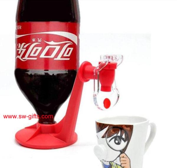 Fashion Style Bottle Upside Down Drinking Cola Dispenser Fridge Fizz Saver Soda